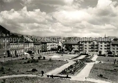 AK / Ansichtskarte Chomutov Namesti Miru Platz Chomutov