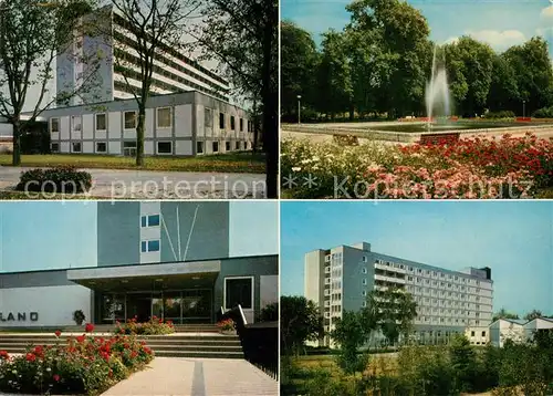 AK / Ansichtskarte Bad_Windsheim Sanatorium Frankenland Park Fontaene Bad_Windsheim