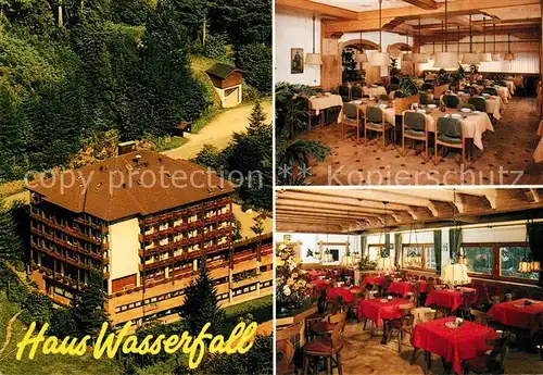 AK / Ansichtskarte Oppenau Schulungs  und Erholungsheim Haus am Wasserfall Restaurant Deutsche Postgewerkschaft Oppenau
