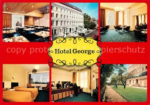 AK / Ansichtskarte London Hotel George Restaurant Reception London