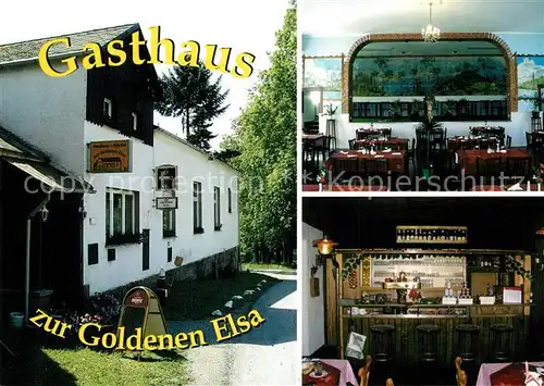 AK / Ansichtskarte As_Asch_Tschechien Gasthaus Zur Goldenen Elsa Restaurant Skalka Bar As_Asch_Tschechien