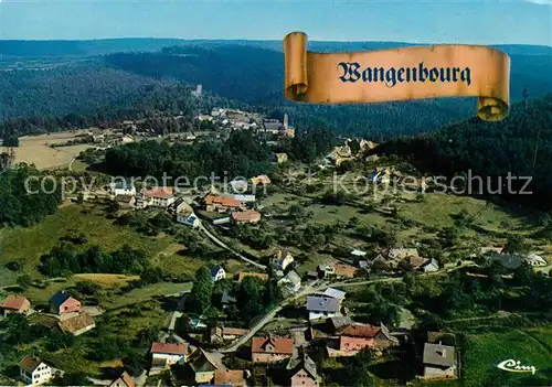 AK / Ansichtskarte Wangenbourg Engenthal au fond Engenthal vue aerienne Wangenbourg Engenthal