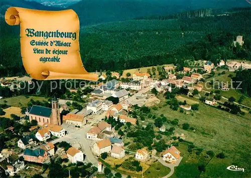 AK / Ansichtskarte Wangenbourg Engenthal Vue aerienne Wangenbourg Engenthal