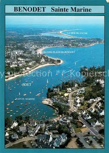 AK / Ansichtskarte Benodet Vue aerienne Benodet