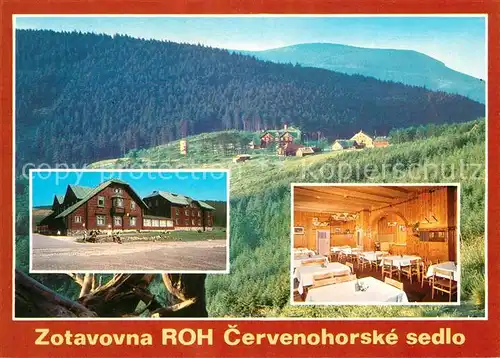 AK / Ansichtskarte Cervenohorske_Sedlo Zotavovna ROH Hotel Restaurant 