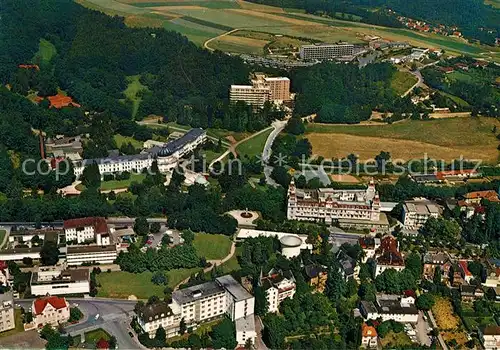AK / Ansichtskarte Bad_Wildungen Kurviertel Fliegeraufnahme Bad_Wildungen