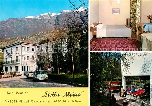 AK / Ansichtskarte Malcesine_Lago_di_Garda Hotel Pension Stella Alpina Malcesine_Lago_di_Garda