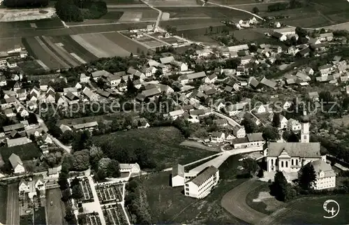 AK / Ansichtskarte Biberbach_Schwaben Fliegeraufnahme Biberbach Schwaben