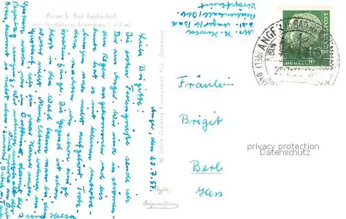 AK / Ansichtskarte Anger_Chiemgau Autobahn Untersberg Fliegeraufnahme Anger Chiemgau