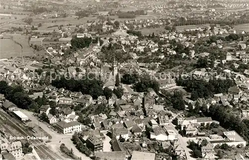AK / Ansichtskarte Erbach_Odenwald Fliegeraufnahme Erbach Odenwald