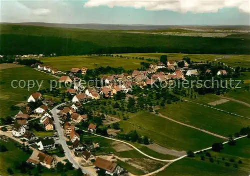 AK / Ansichtskarte Goettelfingen_Seewald_Schwarzwald Fliegeraufnahme Goettelfingen_Seewald