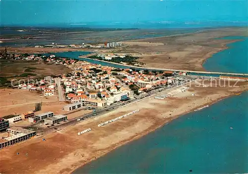 AK / Ansichtskarte Port la Nouvelle Vue Aerienne Plage Canal  Port la Nouvelle