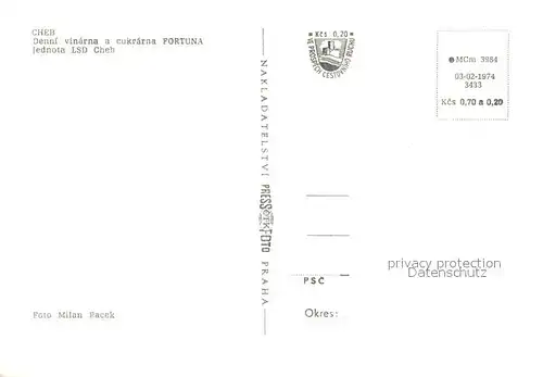 AK / Ansichtskarte Cheb_Eger Fortuna 