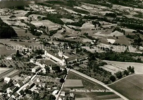 AK / Ansichtskarte Knittelfeld_Steiermark Fliegeraufnahme Stift Seckau Knittelfeld_Steiermark