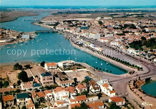 AK / Ansichtskarte Saint Gilles sur Vie_Vendee Fliegeraufnahme Saint Gilles sur Vie