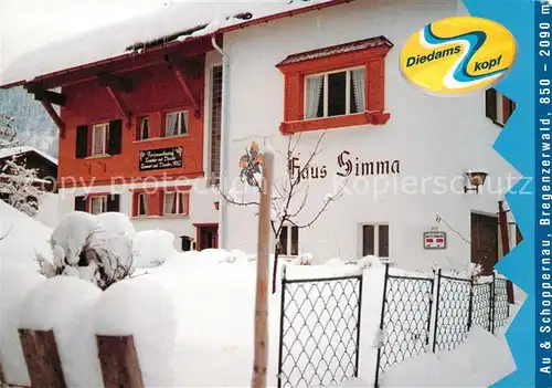 AK / Ansichtskarte Schoppernau_Vorarlberg Haus Simma Schoppernau Vorarlberg