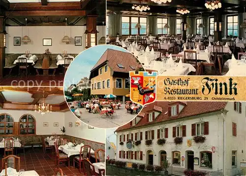 AK / Ansichtskarte Riegersburg Gasthaus Restaurant Fink Riegersburg