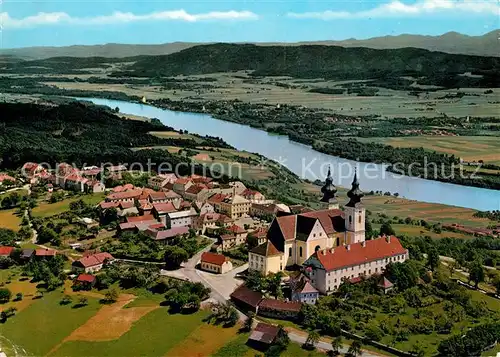 AK / Ansichtskarte Maria_Taferl Fliegeraufnahme Wallfahrtsort an der Donau Maria Taferl