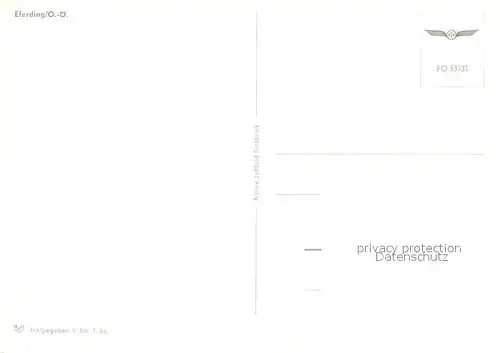 AK / Ansichtskarte Eferding Fliegeraufnahme Eferding