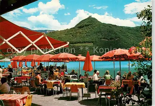 AK / Ansichtskarte Kalterer_See_Suedtirol Restaurant Strandbad Lido Kalterer_See_Suedtirol