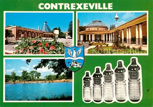 AK / Ansichtskarte Contrexeville_Vosges Centre hydromineral de cure et de detente Gare Source Lac Contrexeville_Vosges