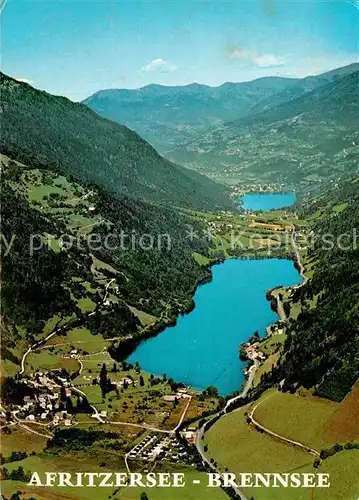 AK / Ansichtskarte Afritz_See Afritzersee Brennsee Feldsee Gegendtal Alpen Fliegeraufnahme Afritz_See