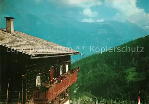 AK / Ansichtskarte Anger_Hofgastein Jausenstation Lackenbauer Alpenpanorama 