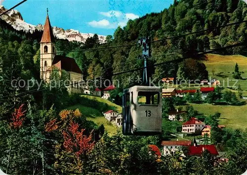 AK / Ansichtskarte Duerrnberg_Hallein Salzbergbahn mit Heilbad Salzbergwerk Kirche Duerrnberg_Hallein