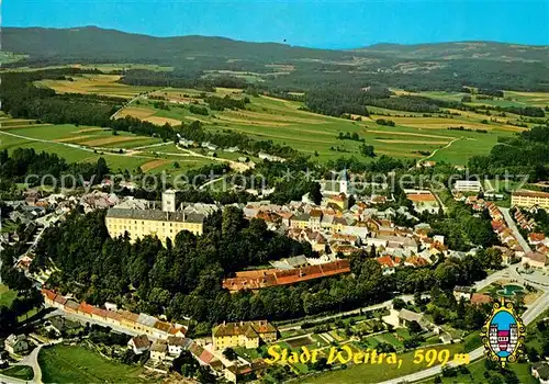 AK / Ansichtskarte Weitra mit Schloss und Stadtkern Fliegeraufnahme Weitra