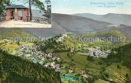 AK / Ansichtskarte Schwarzburg_Thueringer_Wald Panorama  Trippsteinhaeuschen Schwarzburg_Thueringer