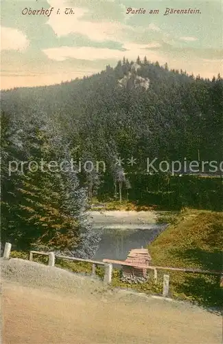 AK / Ansichtskarte Oberhof_Thueringen Baerenstein Oberhof Thueringen