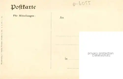 AK / Ansichtskarte Oberhof_Thueringen Baerenstein Oberhof Thueringen