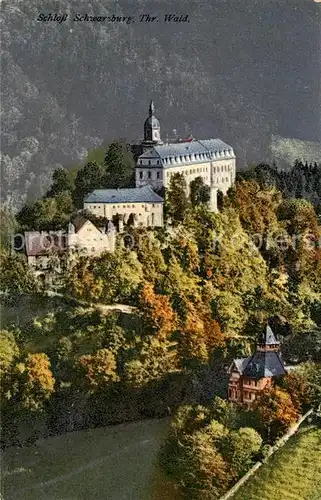 AK / Ansichtskarte Schwarzburg_Thueringer_Wald Schloss Schwarzburg_Thueringer