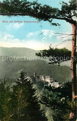AK / Ansichtskarte Schwarzburg_Thueringer_Wald Schloss Schwarzburg_Thueringer