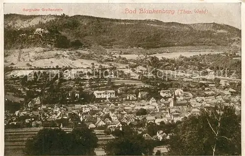 AK / Ansichtskarte Blankenburg_Bad Panorama Ruine Greifenstein Blankenburg_Bad