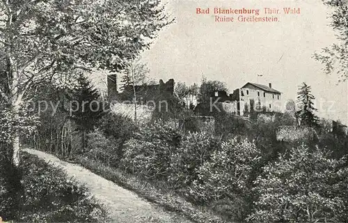 AK / Ansichtskarte Blankenburg_Bad Ruine Greifenstein Blankenburg_Bad