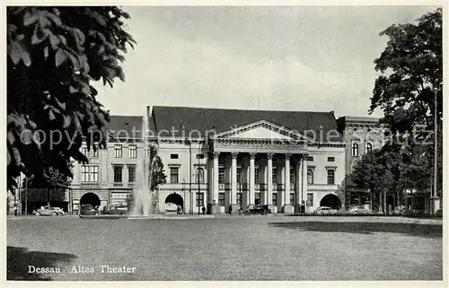 AK / Ansichtskarte Dessau Rosslau Altes Theater Dessau Rosslau