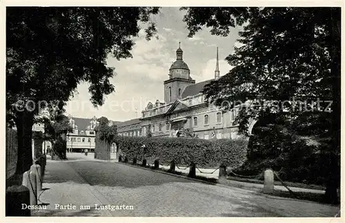 AK / Ansichtskarte Dessau Rosslau Lustgarten  Dessau Rosslau