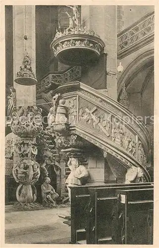 AK / Ansichtskarte Freiberg_Sachsen Domkanzel Freiberg Sachsen