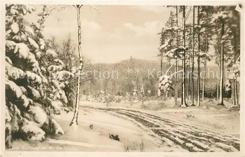 AK / Ansichtskarte Neugersdorf_Sachsen Kottmargebaeude Winterlandschaft Neugersdorf Sachsen