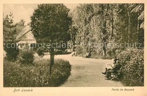 AK / Ansichtskarte Bad_Lausick Kurpark Bad_Lausick
