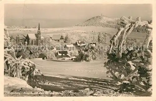 AK / Ansichtskarte Altenberg_Erzgebirge Winterlandschaft Altenberg Erzgebirge