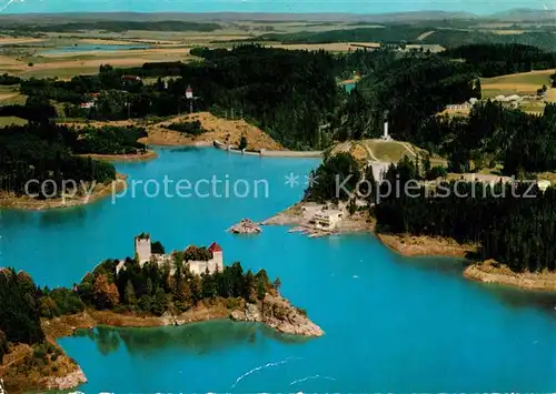 AK / Ansichtskarte Ottenstein_Rastenfeld Stausee mit Ruine Lichtenfels Fliegeraufnahme Ottenstein_Rastenfeld