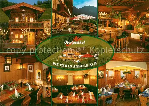 AK / Ansichtskarte St_Johann_Pongau Oberforsthof Alm Restaurant Tanzlokal St_Johann_Pongau