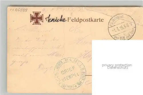 AK / Ansichtskarte Jeandelize Kriegsjahr 1915 Jeandelize