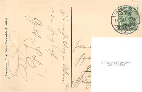 AK / Ansichtskarte Hohenstein Ernstthal Marktplatz Hohenstein Ernstthal