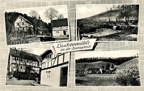 AK / Ansichtskarte Soisdorf Buchenmuehle Zonengrenze Soisdorf