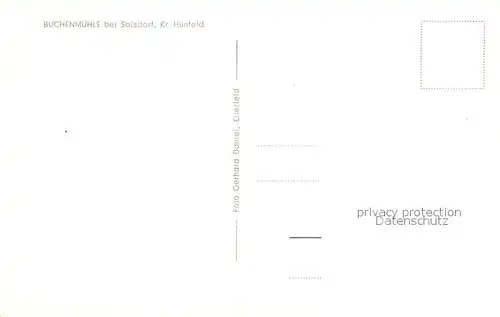 AK / Ansichtskarte Soisdorf Buchenmuehle Zonengrenze Soisdorf
