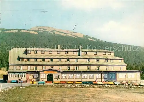 AK / Ansichtskarte Spindleruv_Mlyn_Spindlermuehle Chalet Spindlerova Bouda Krkonose Berghotel Riesengebirge Spindleruv_Mlyn
