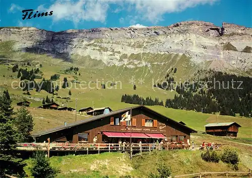AK / Ansichtskarte Flims_Dorf Ausflugsrestaurant Foppa Alpen Flims_Dorf